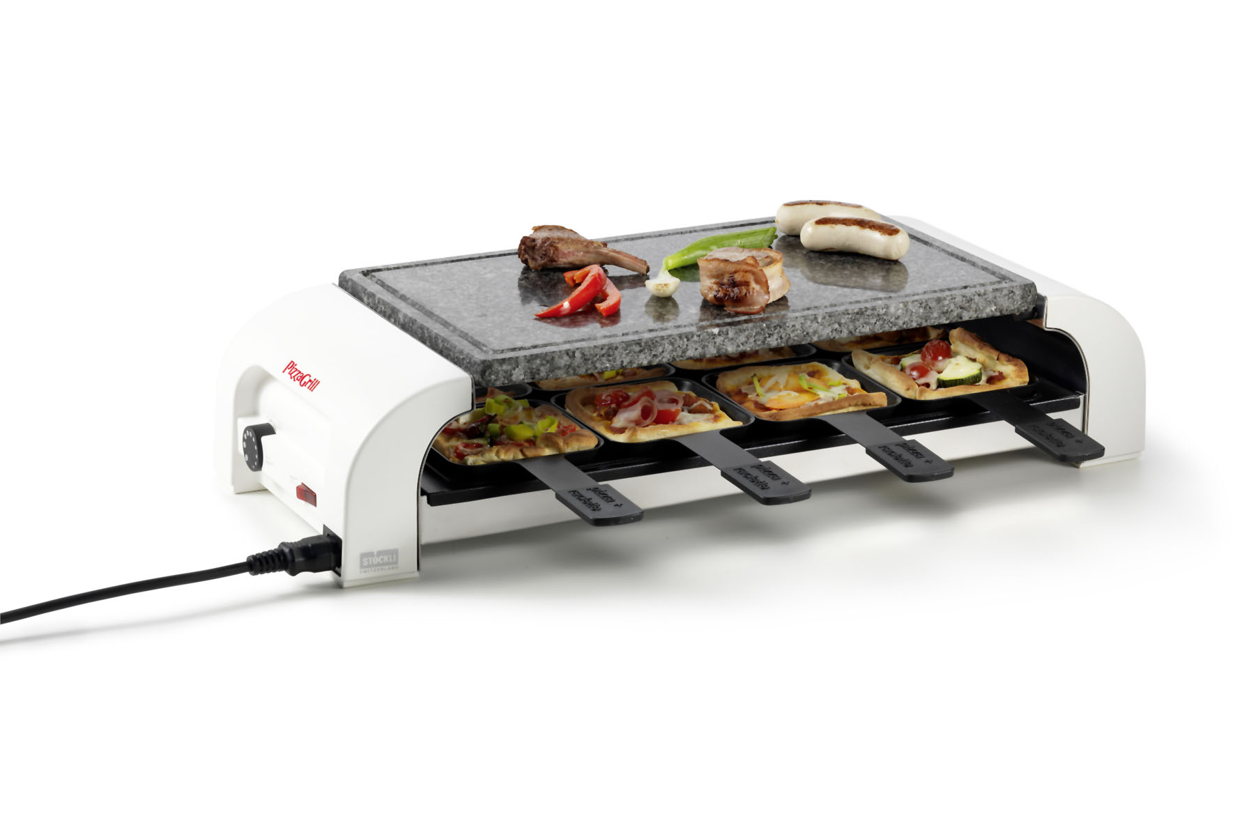 Das Multifunktionsgerät "for8" kann man für 169,95 Euro unter www.raclette.de bestellen.