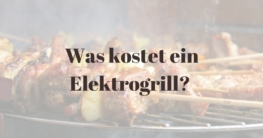 Was kostet ein Elektrogrill?